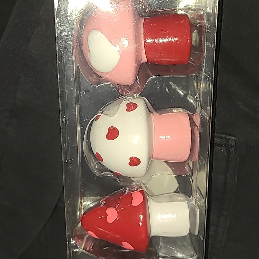 Valentine's Day Mushroom Figurals 3 Pack 🍄🩷